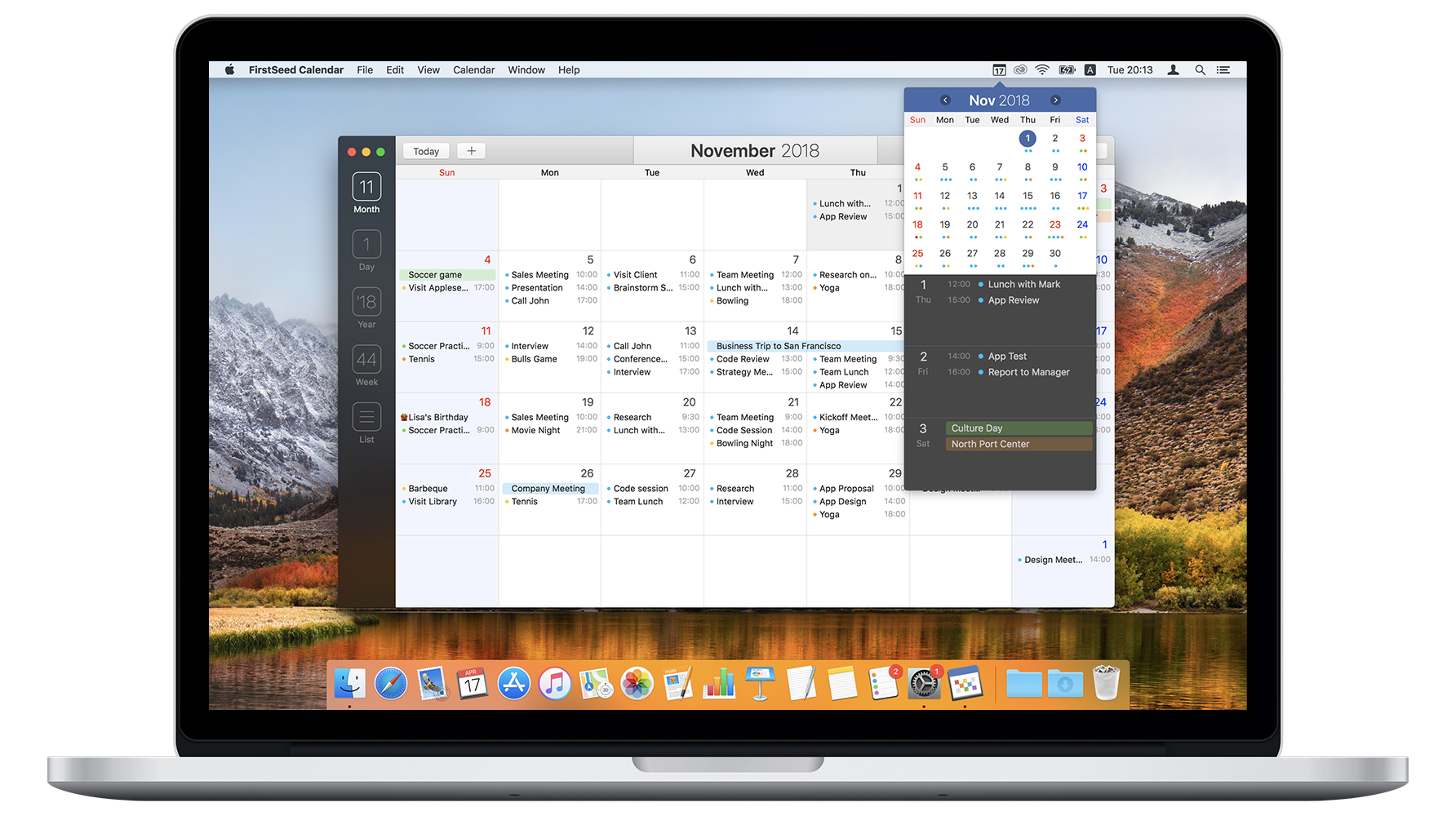 FirstSeed Calendar for Mac is available on the Mac App Store